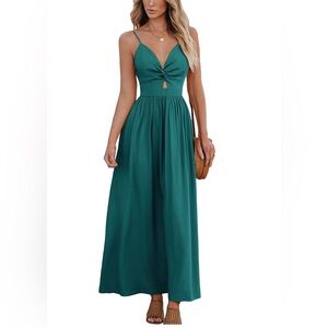 Cupshe Front Twist & Keyhole Maxi Beach Dress
